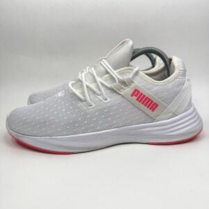 Puma Radiate XT Training Shoes Womens 9.5 White Pink Athletic Running‎ Sneakers